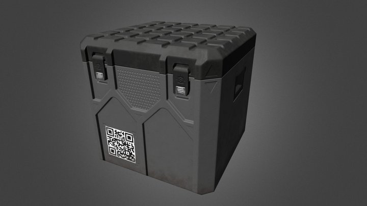 Crate 3D Model