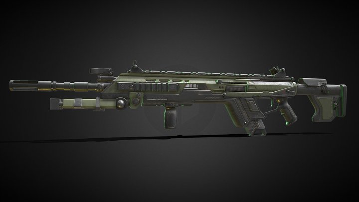 Apex Legends Longbow DMR – Modelo 3D gratuito STL
