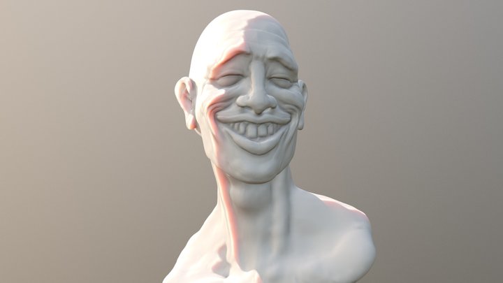 Happy 3D Model