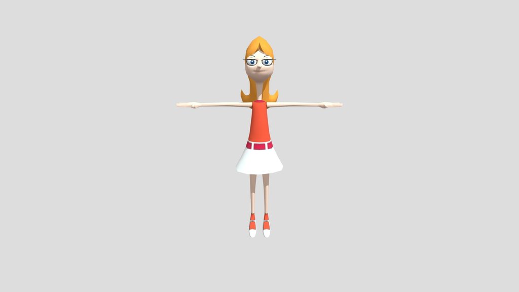 Candace Rig Mixamo (Phineas and Ferb)