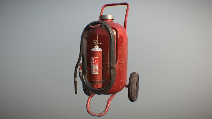 Extinguisher 3D Model