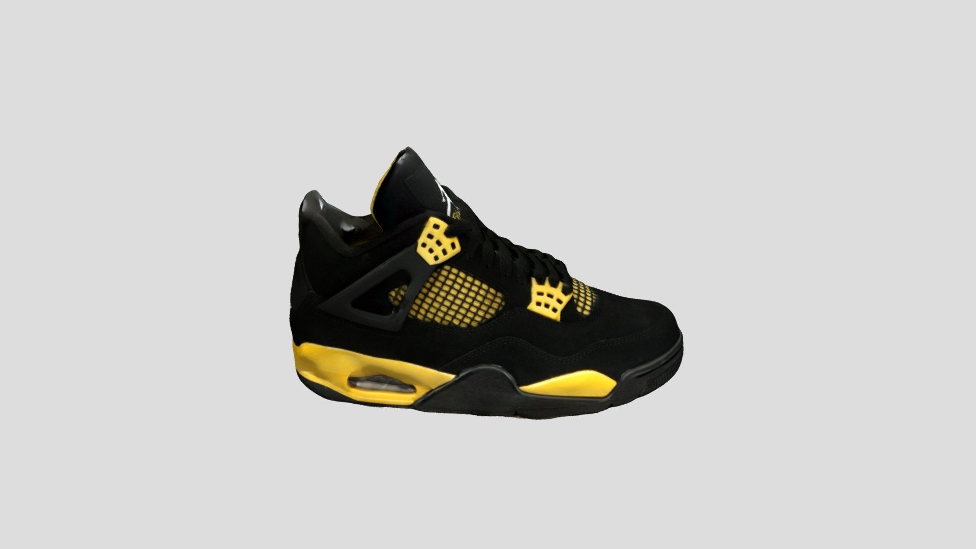 jordans 4 yellow and black