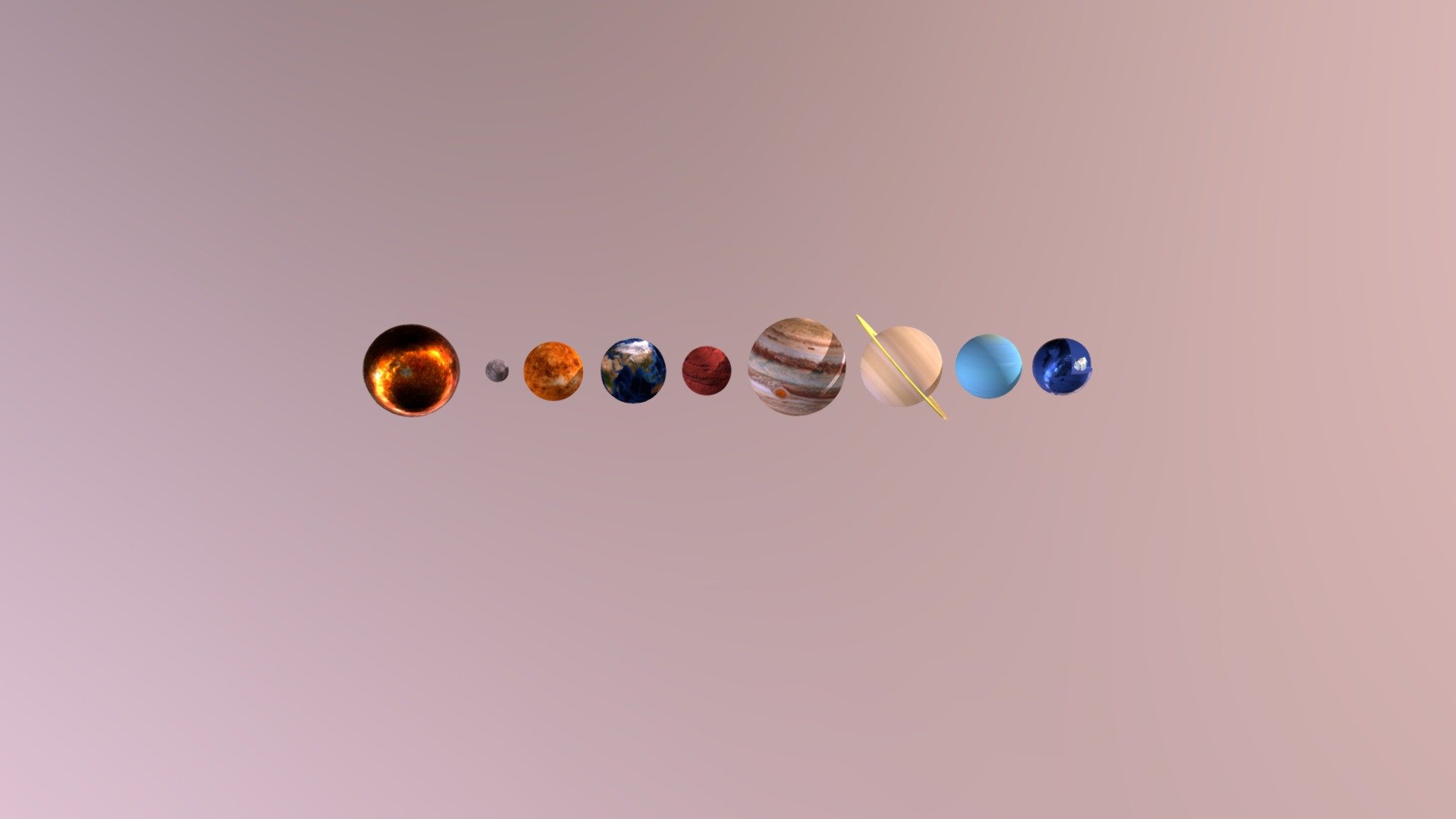 Solar system - 3D model by laura_velez18 [2df0212] - Sketchfab