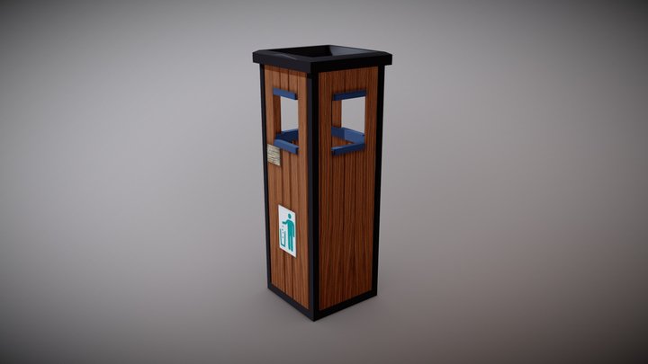Trashcan 3D Model