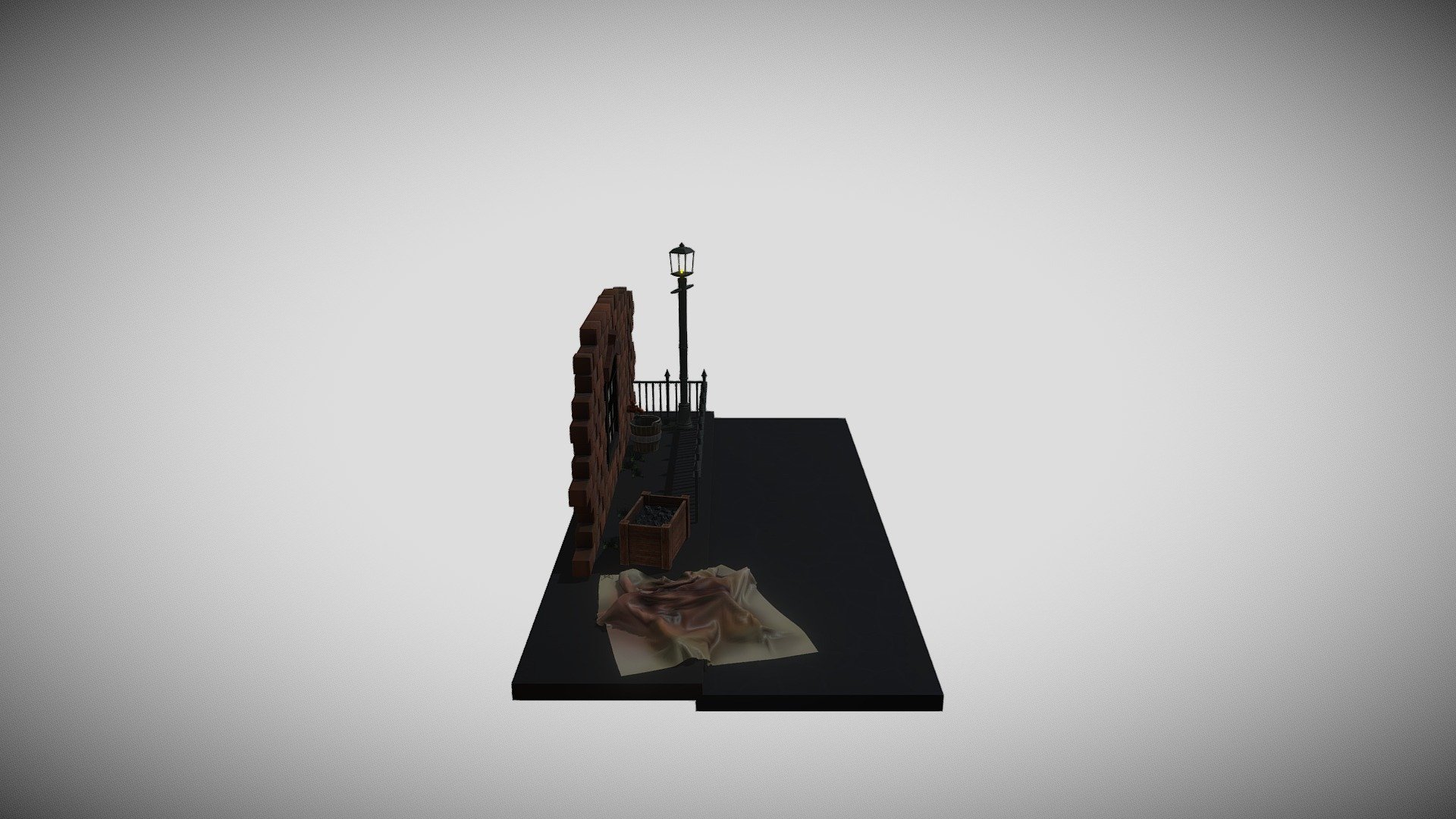 Final Diorama - Victorian street