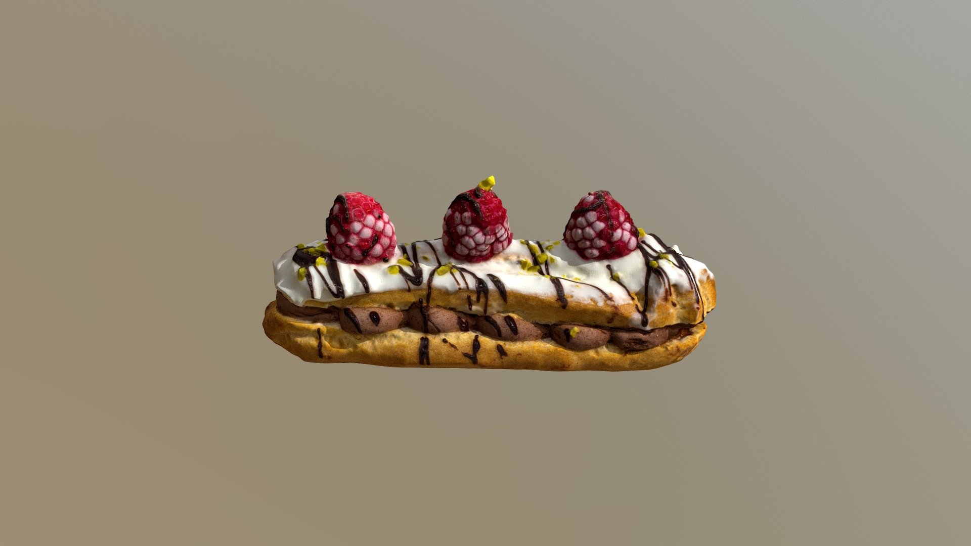 Kuchen Stueck Himbeer Tex Fertig - 3D model by Formwerk3D [2df0491 ...