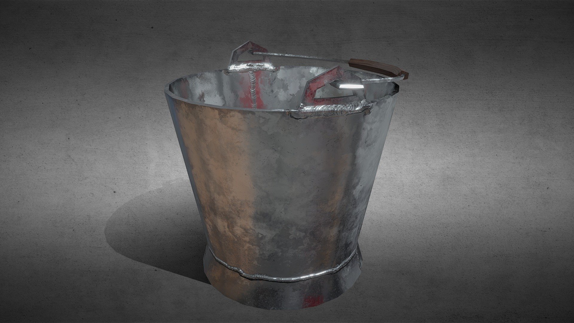 Simple Metal Bucket - Buy Royalty Free 3D model by Mad Octopus ...