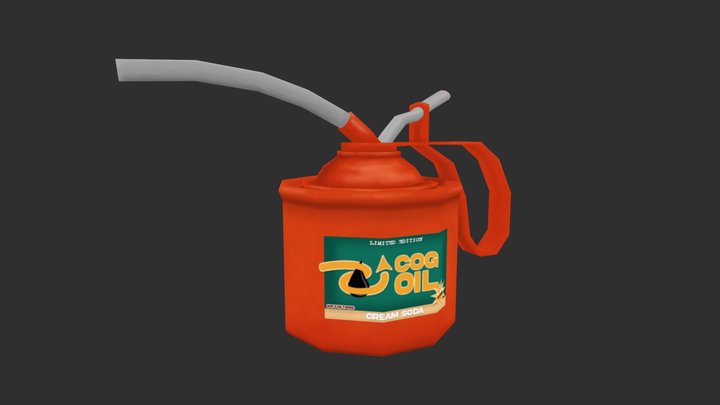 Toontown: Oil Can 3D Model