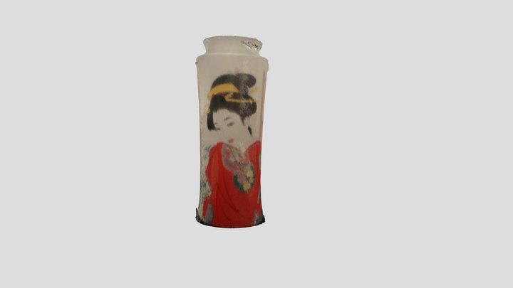 Japanese Vase 3D Model