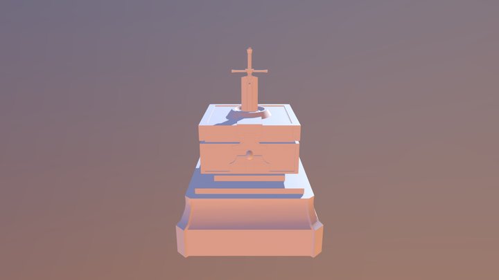 Sword In Stone 3D Model