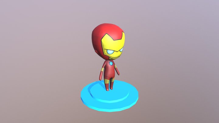 Ironman Chibi 3D Model