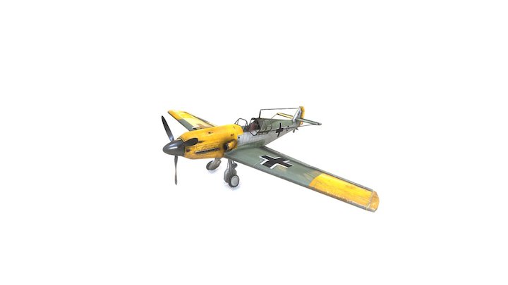 Messerschmitt 109/BF 109 3D Model