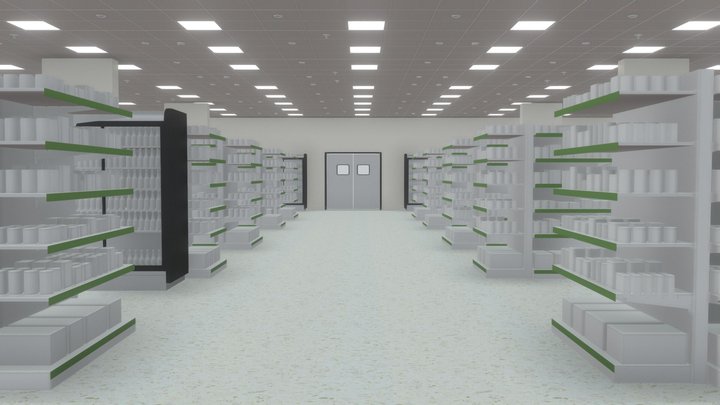 SUPERMARKET MODEL 3D Model