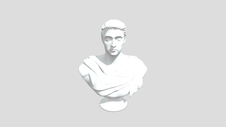 Male Bust 2 3D Model