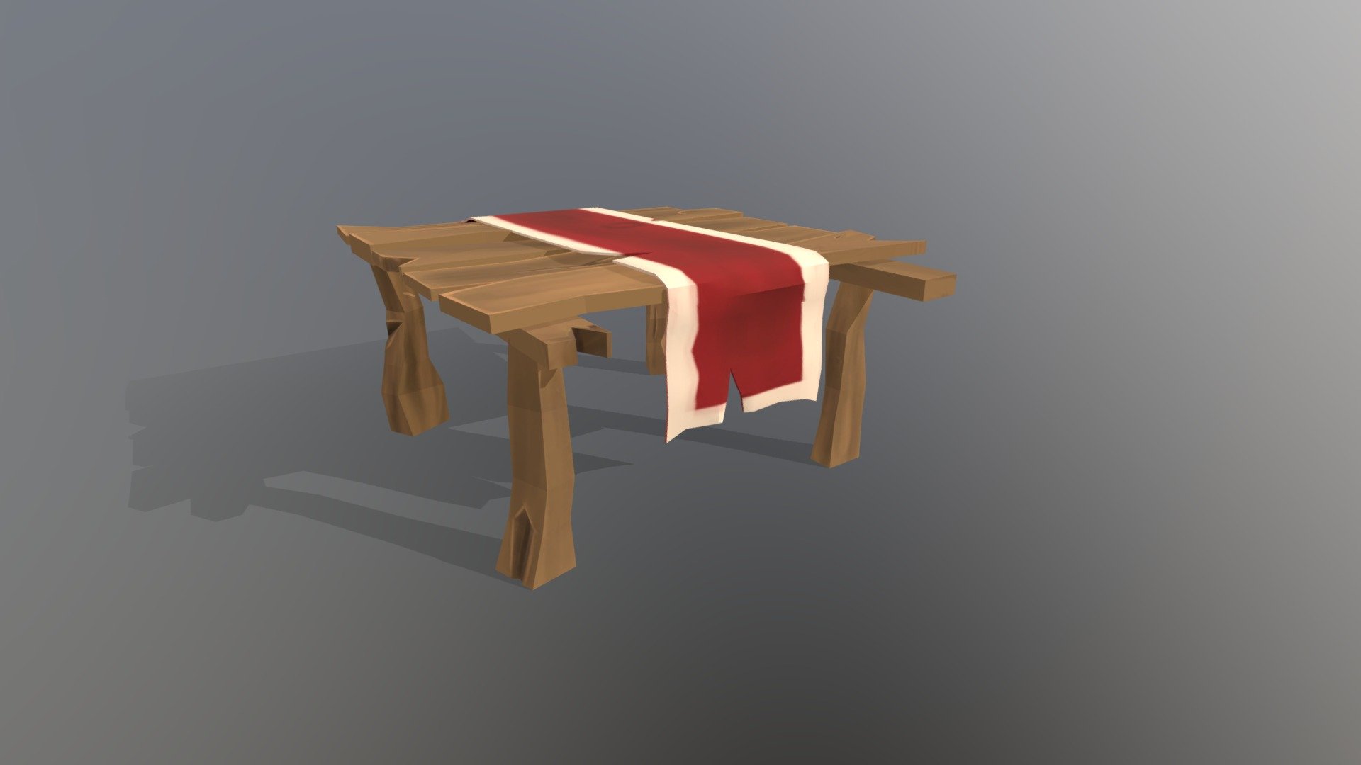 Pirate Treasure Room Props: Table - 3D model by Qachica [2df4a85 ...
