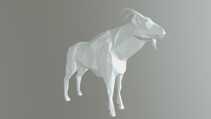 cabra,low poly 3D Model