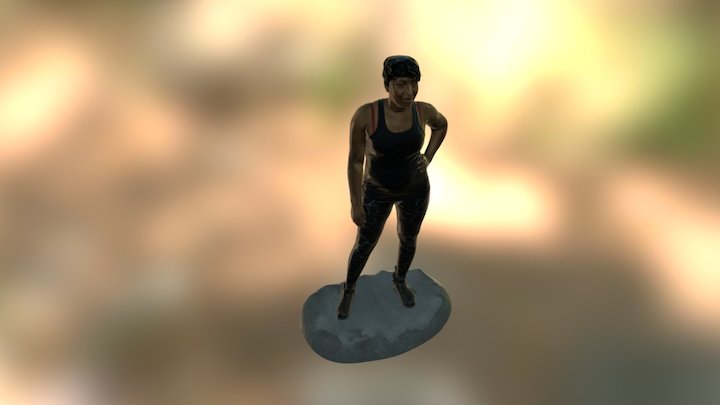 Body scan of Luz 3D Model