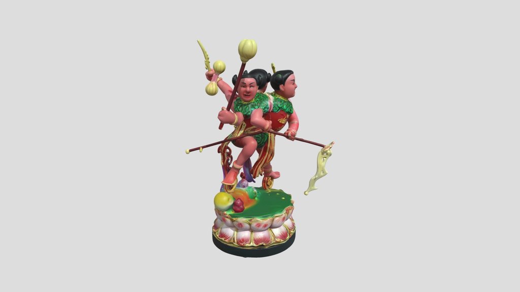 Mythology Statue 3d Model