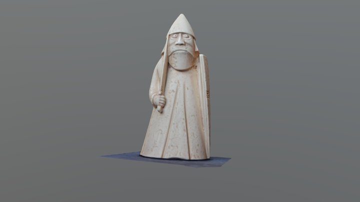 Lewis Chessman Replica 3D Model