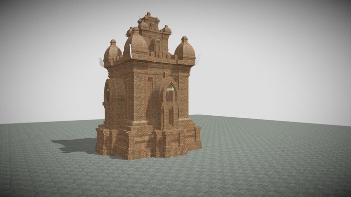 Tháp Chăm pa 3D Model