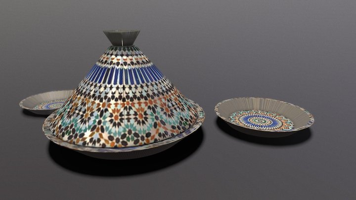 Moroccan Tagine 3D Model
