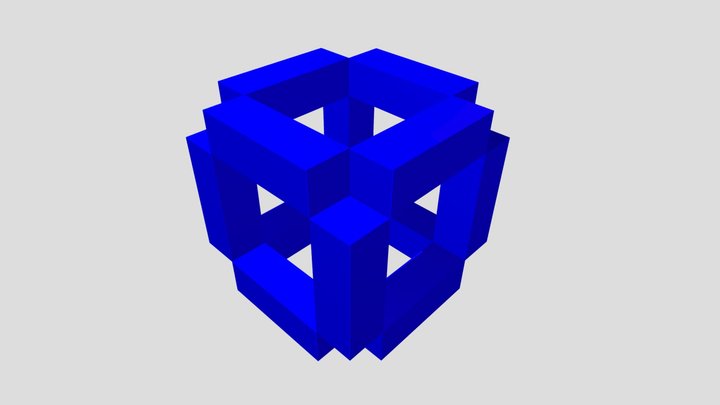 3dmvp logo side 3D Model