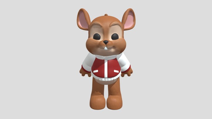 Student Mouse 3D Model