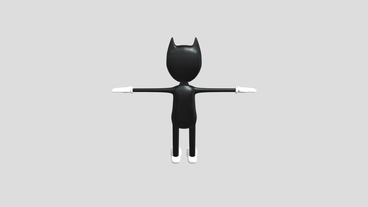 Cartoon Cat 3D Model