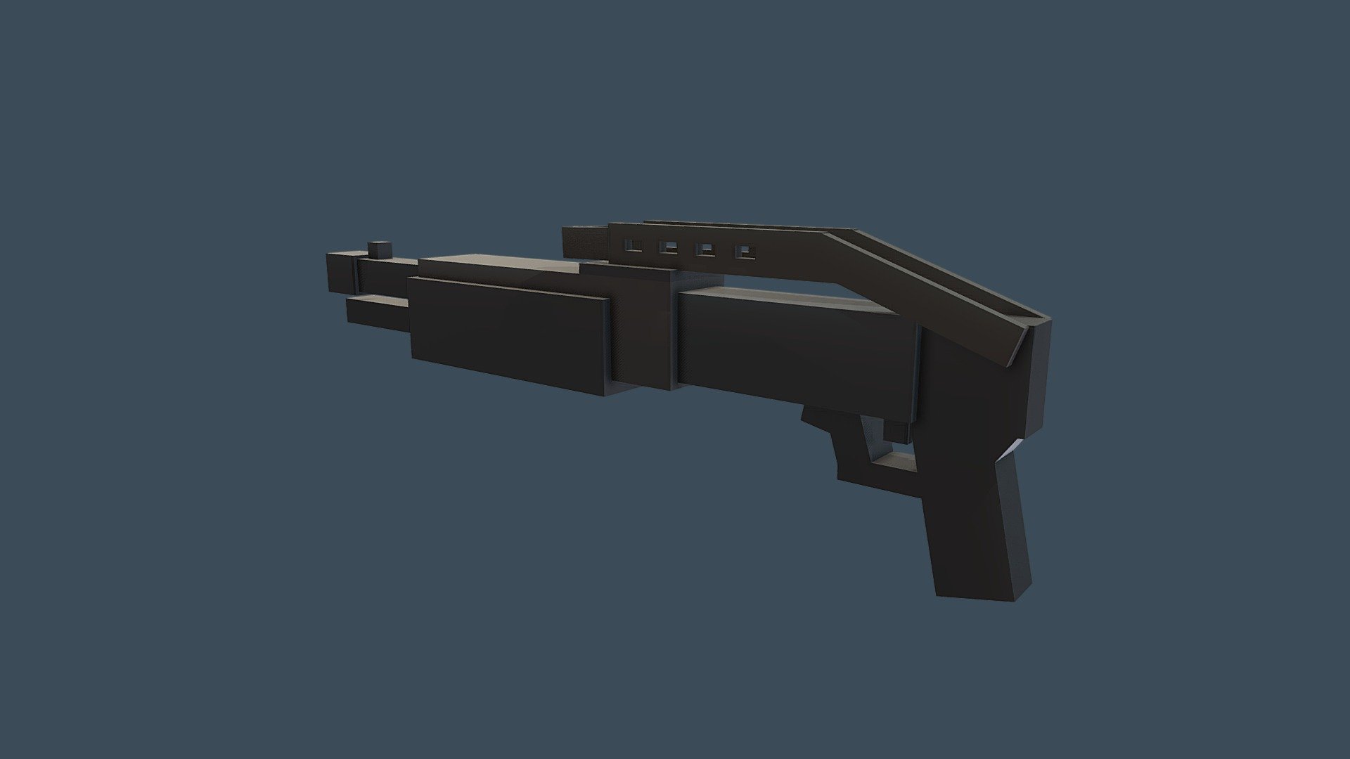 Minimalistic Pixel Fight Gun - 3D model by OneWitheOdds [2dfa9aa ...