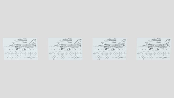 F-16AM RNLAF design template. – Free 3D Model STL