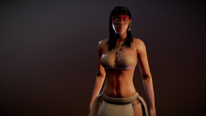 Taria - Game Character 3D Model