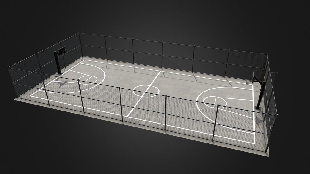 Street Basketball Court