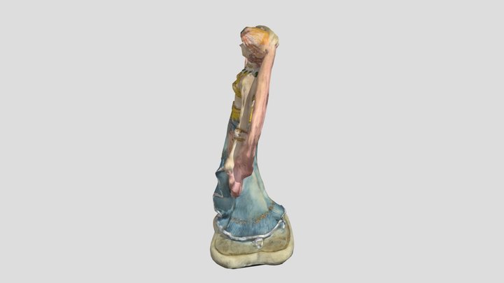Woman Statue 3D Model