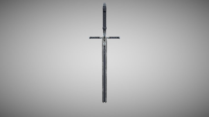 Sci Fi Sword Main 3D Model