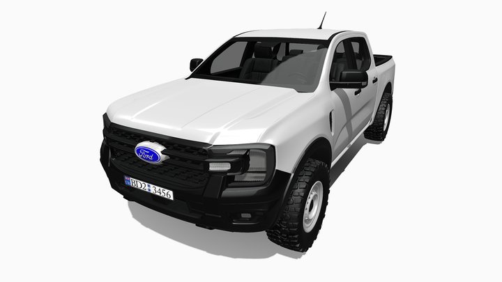 Ford-ranger-xl 3D models - Sketchfab