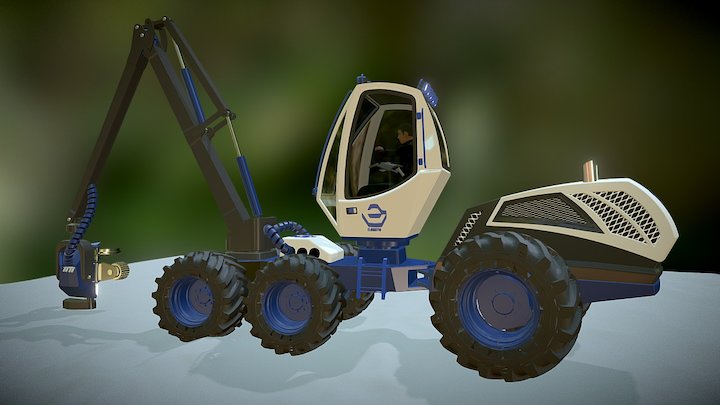 Harvester Beam Concept 3D Model
