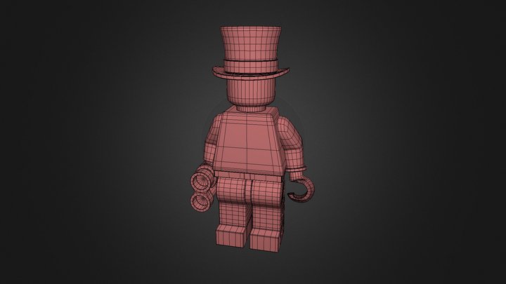Lego Man 3D Model