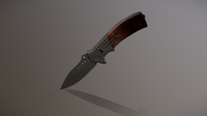 Pocket knife (Grand-Way brand) 3D Model
