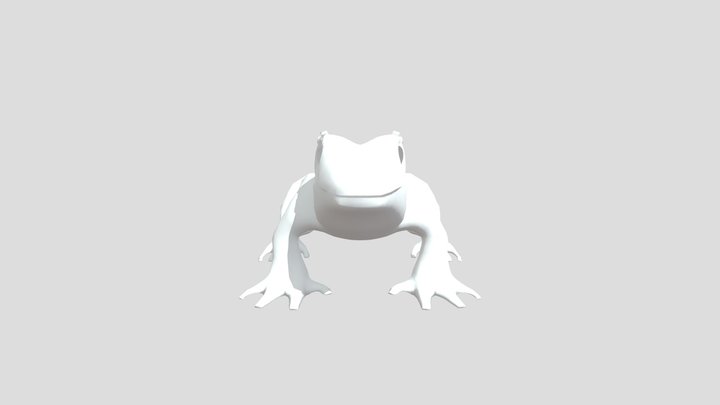 Low_poly_frog 3D Model