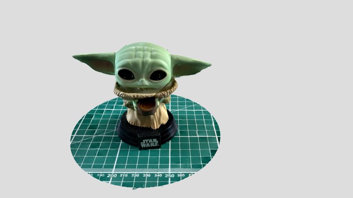 baby_yoda_trnio_steve 3D Model