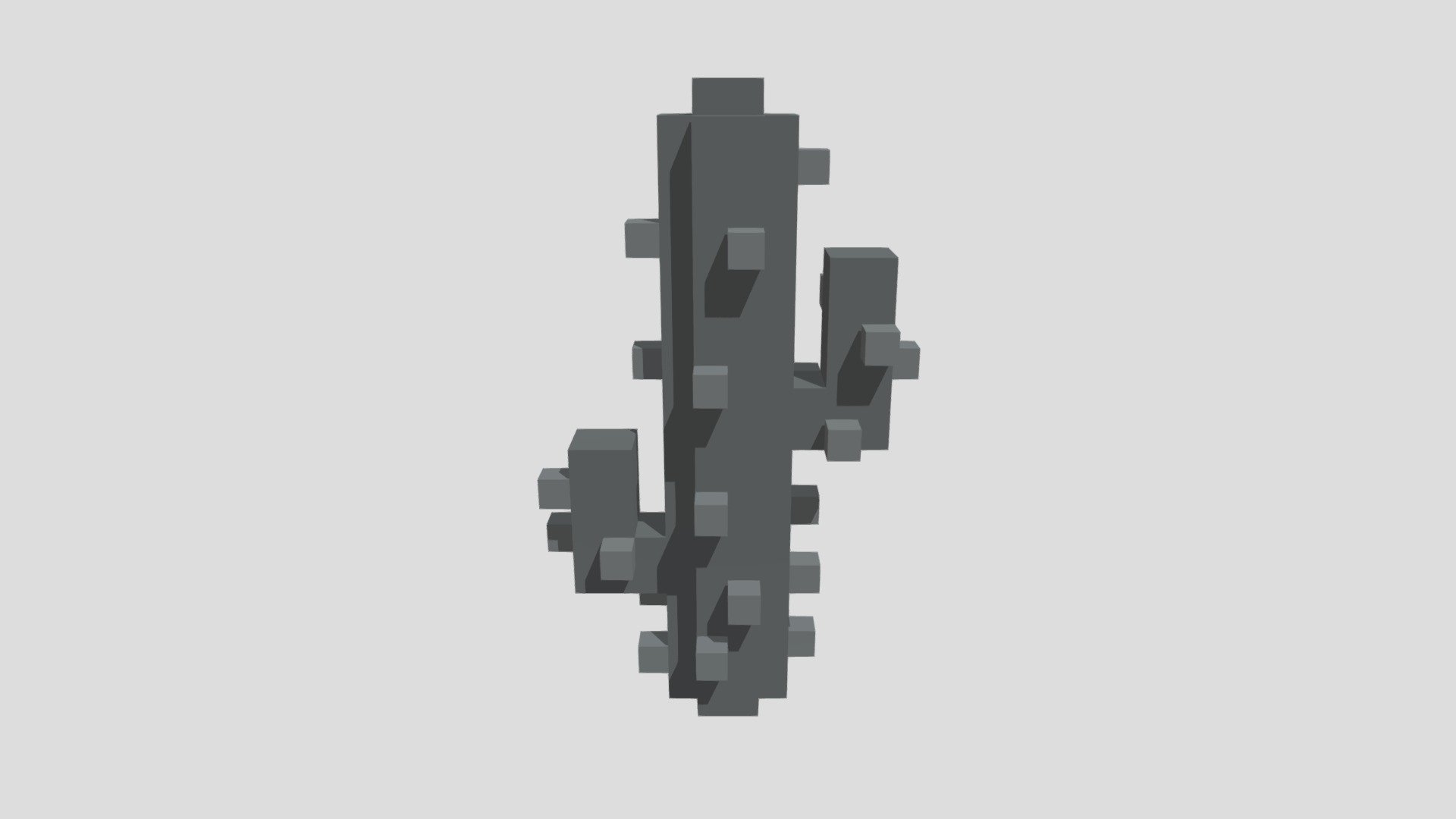 Voxel Cactus 1x2 - Download Free 3D model by MayMax [2e015aa] - Sketchfab