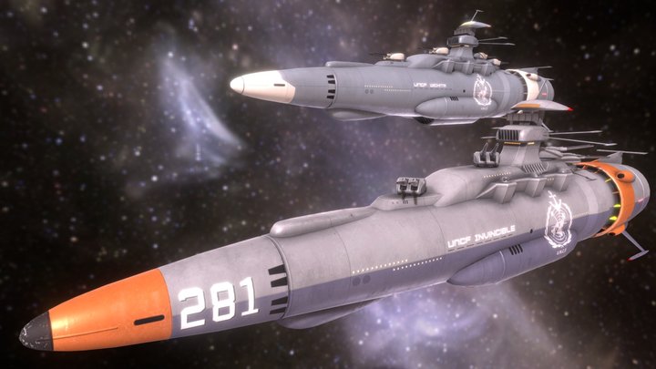 Wichita-Class Heavy Cruiser 3D Model