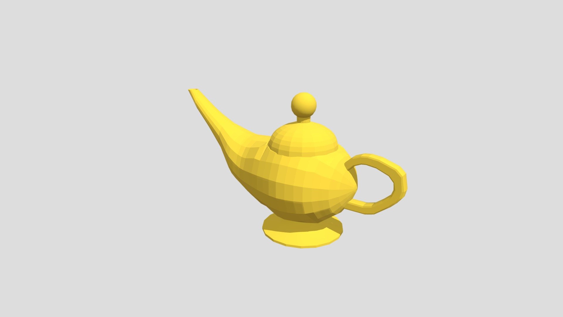 Genie's Lamp from Poly by Google - Download Free 3D model by IronEqual  (@ie-niels) [2e032bf] - Sketchfab