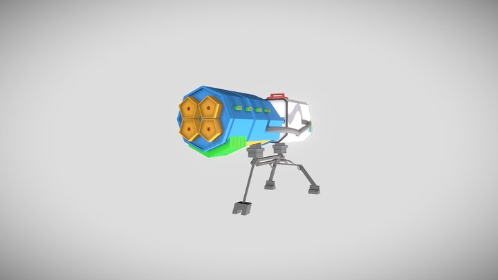 Water Cannon 3D Model