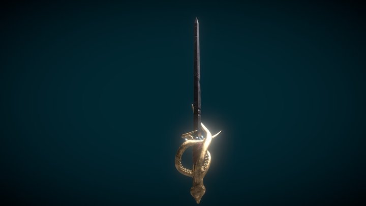octopus sword 3D Model