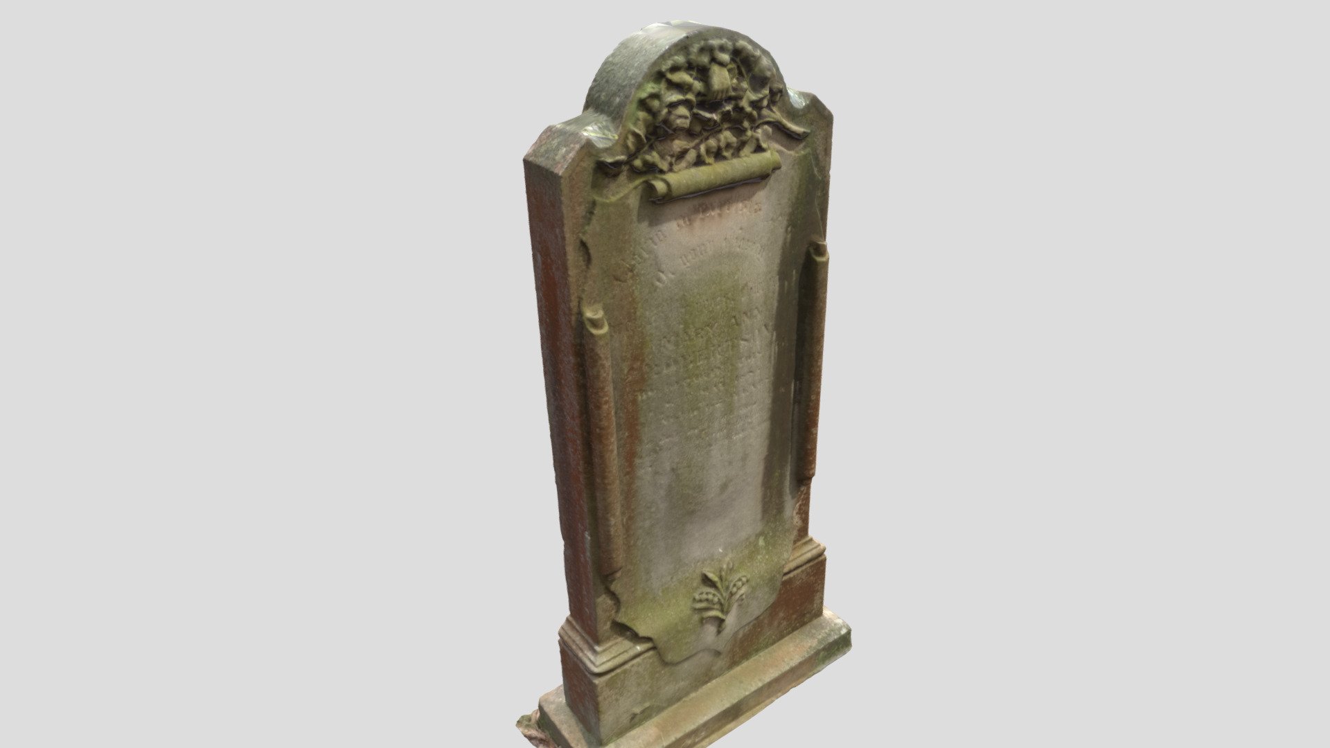 Carved headstone - St Patricks Parramatta.