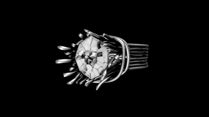 Ring - 3D Inktober 3D Model