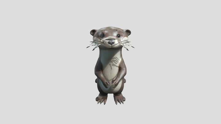 an otter 3D Model