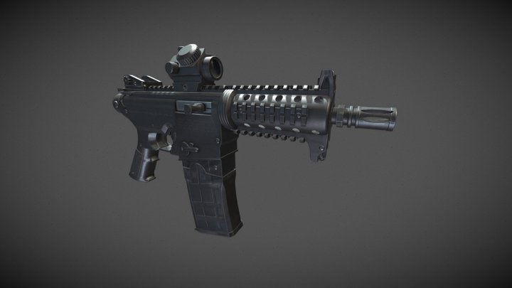 Mossberg 715P 3D Model