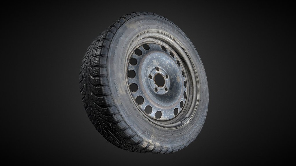 [REMAKE] - Used studded tyre